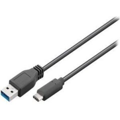 Goobay USB 3.0 / 3.1 Type-C Cable 1m - Fast & Reliable Connection in Black | Item No. 4040849447129